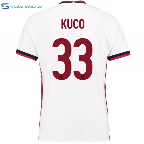 Camiseta Milan 2ª Kuco 2017/18